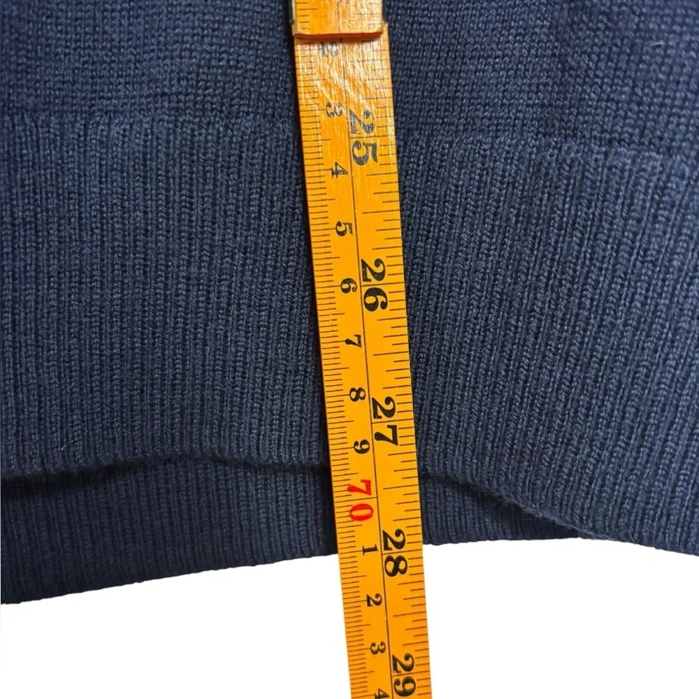 Banana Republic Men’s Merino Wool Crewneck Navy Sweater Size Medium